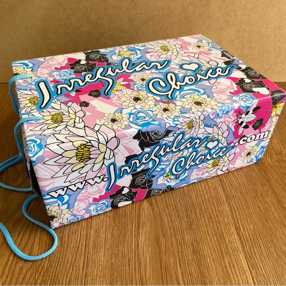 Irregular Choice “Lady Banjoe” Mid-Heel Blue Sequin Court Shoe Size UK 8/EU 42 - Picture 12 of 12